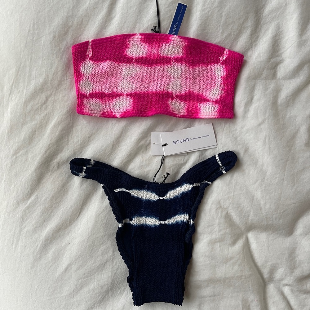 Bond-eye tye-dye set, NWT, one size